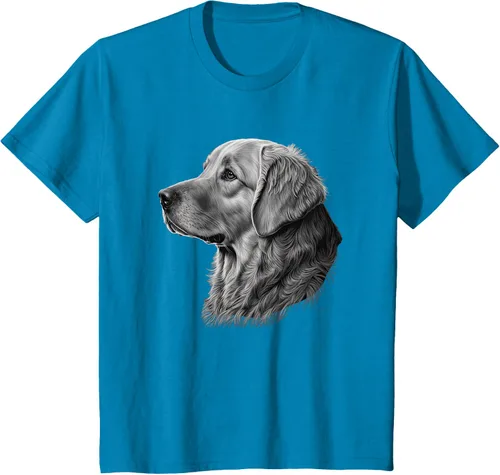Vista 46 de Camiseta divertida Golden Retriever, Negro