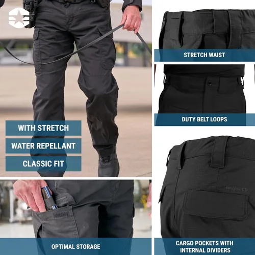 Vista 6 de Propper Pantalón Kinetic para hombre Negro