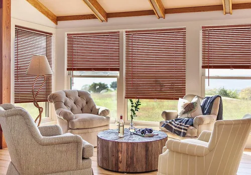 Vista 66 de LazBlinds Mini persianas de aluminio de 1" sin herramientas, sin necesidad de taladro, persianas sin cables para ventanas, persianas horizontales