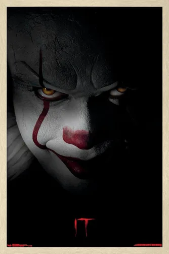 Vista 7 de Trends International IT-Pennywise - Póster de pared, 14.725 x 22.375 pulgadas, versión enmarcada de madera de granero