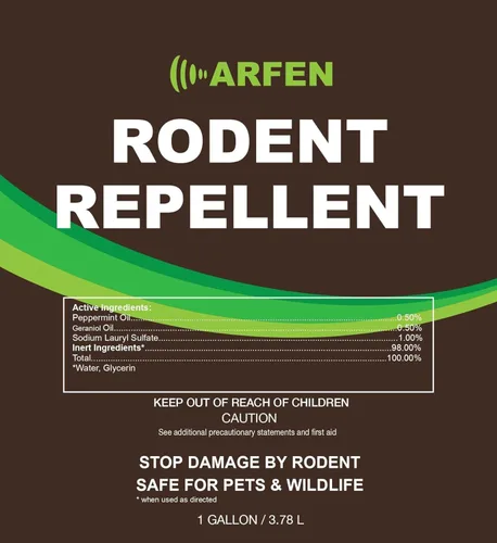 Vista 7 de Spray repelente de roedores: fórmula natural eficaz de menta para ratones, ratas, ardillas y roedores. Seguro para motores de interiores, exteriores