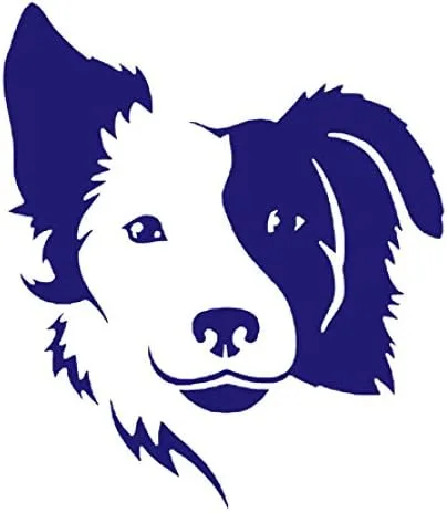 Vista 7 de Border Collie - Calcomanías de vinilo para amantes de los perros (paquete de 2) para parachoques de automóvil, ventana, laptop, tablet, teléfono