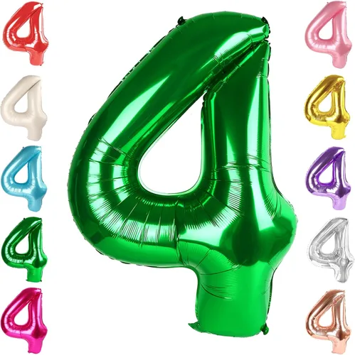 Vista 12 de Globos del números 0 de 40 pulgadas para formar los números 10, 20, 30, 40, 50, 60, 70, 80, 90, 100, para decoración de cumpleaños, bodas, eventos
