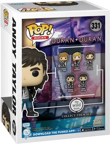 Vista 3 de Funko Pop! Rocks: Duran Duran - Wild Boys Andy Taylor - Figura de vinilo coleccionable - Idea de regalo - Producto oficial - para niños y adultos