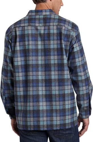 Vista 2 de Pendleton - Camisa de lana estilo clásico de manga larga para hombre