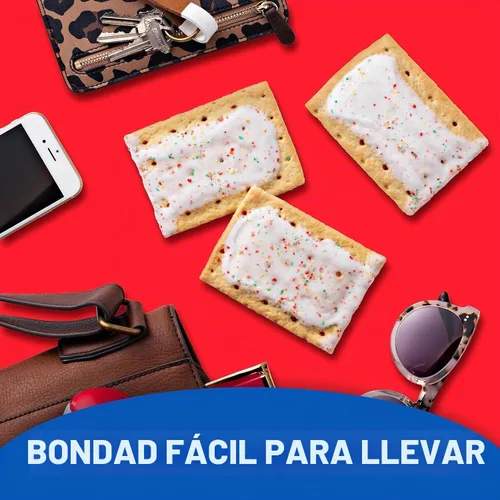 Vista 6 de Kellogg's Pop-Tarts Frosted Strawberry - 2 CT