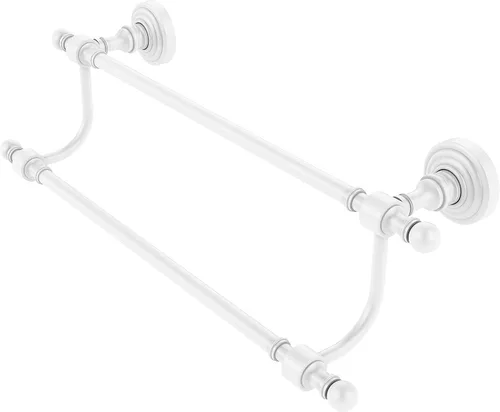 Vista 9 de Allied Brass RW-72/18 Retro Wave Collection - Toallero doble de 18 pulgadas, color negro mate