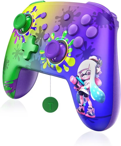 Vista 10 de Controlador inalámbrico NexiGo con efecto Hall (sin zona muerta) para Switch 2 y Switch, controladores para Nintendo Switch, controlador Bluetooth