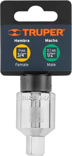 Vista 4 de Truper Adaptador 3/4" Hembra 1/2" Macho