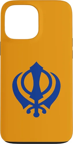 Vista 24 de Khanda Sikh Symbol Chakkar Kirpans Chakra Sikhism - Carcasa para iPhone 17