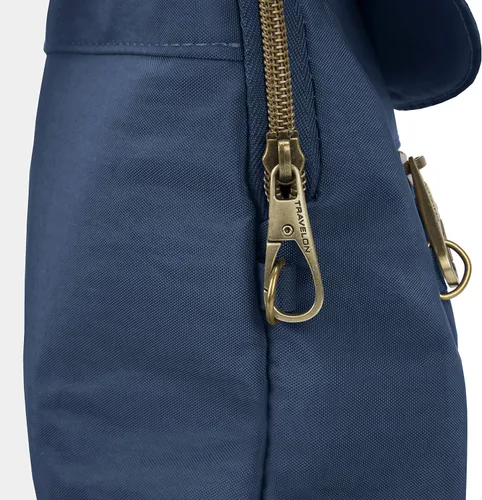 Vista 13 de Travelon Mochila delgada antirrobo para mujer, Ocean, talla única , Travelon Mochila delgada antirrobo Signature