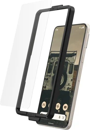 Vista 3 de URBAN ARMOR GEAR UAG - Protector de pantalla para Google Pixel 8 Pro Glass Shield Plus transparente/negro, vidrio templado reforzado de alta calidad