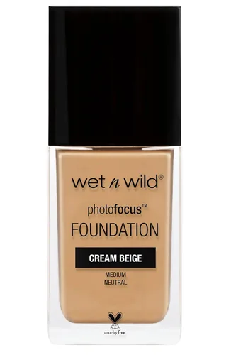 Vista 18 de wet n wild - Base líquida Photo Focus con acabado mate, vegana y libre de crueldad animal, color ámbar beige (Amber Beige)