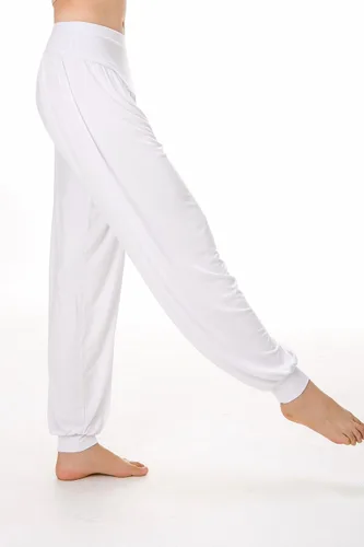 Vista 70 de Pantalones de algodón para mujer, elásticos, suaves, para yoga, deportes