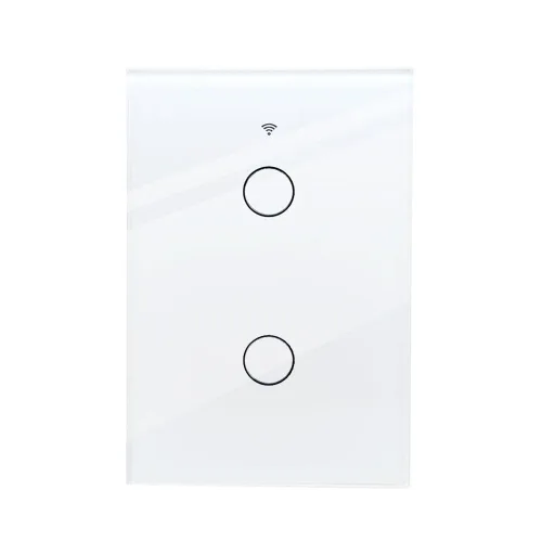 Vista 11 de Tuya WiFi Smart Wall Light Switch Pantalla de cristal Panel de sensor táctil Control eléctrico inalámbrico por control de voz Negro 1 banda
