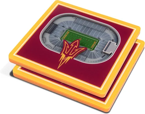 Vista 35 de YouTheFan NCAA - Posavasos con vista de estadio en 3D