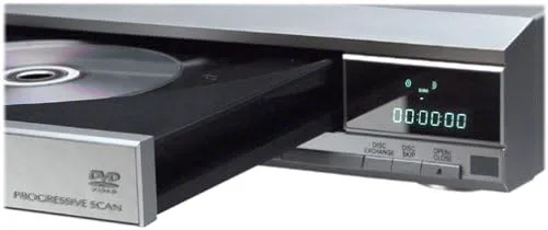 Vista 3 de Panasonic DVD-CP67S Reproductor de DVD de escaneo progresivo de 5 discos, color plateado