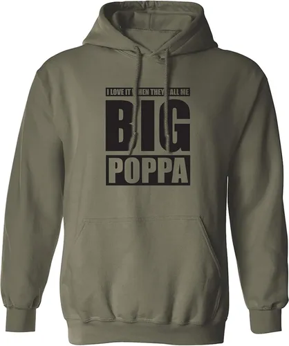 Vista 3 de zerogravitee Sudadera con capucha para adultos "I Love It... Call Me Big Poppa