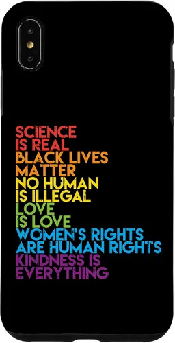 Vista 11 de Science is Real Black Lives Matter Rainbow LGBT Pride Gift Case for iPhone 17
