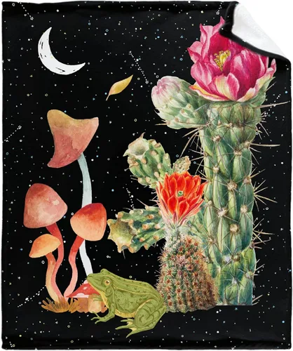 Vista 16 de Manta de hongos, ultra suave, cálida y ligera, de franela de forro polar con microhongos, para cama, sofá, regalo de viaje, decoración de hongos