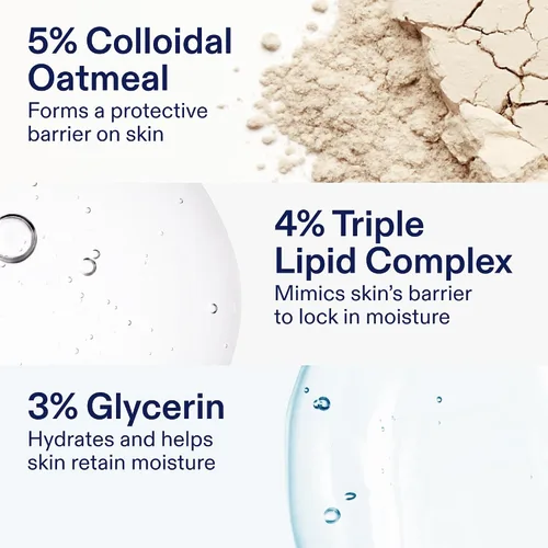 Vista 7 de Skinfix Bálsamo para aliviar la dermatitis con 5% de avena coloidal y vitamina E - 1.7 onzas líquidas - Probado eficaz como hidrocortisona al 1%
