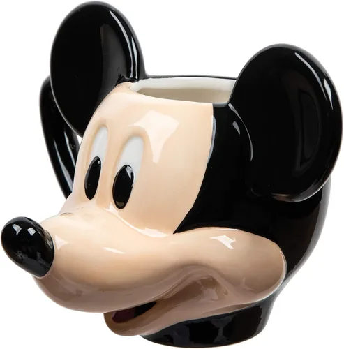 Vista 3 de Taza de cerámica esculpida con cabeza de Mickey de Disney