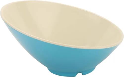 Vista 56 de G.E.T. B-792-W - Cuenco en ángulo para servir en cascada para ensaladas, arroz y postre, 24 onzas / 9.25 pulgadas, color blanco