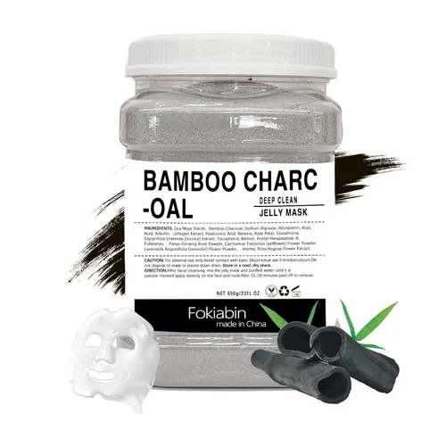 Vista 12 de Máscara de Gel de Jabón para Faciales, Hidratante y Humectante, Máscara Facial de Gel de Goma Desmontable para Hidratación Profunda y Brillo, Frasco