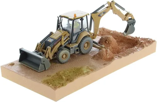 Vista 10 de Diecast Masters - Cargador de ruedas mediano desgastado 1:50 Caterpillar 966M - Serie desgastada - 85703