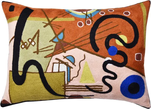 Vista 15 de Funda de almohada lumbar Hundertwasser biomorfo, funda de almohada abstracta moderna para sofá, casa de campo, para silla de exterior, cojines