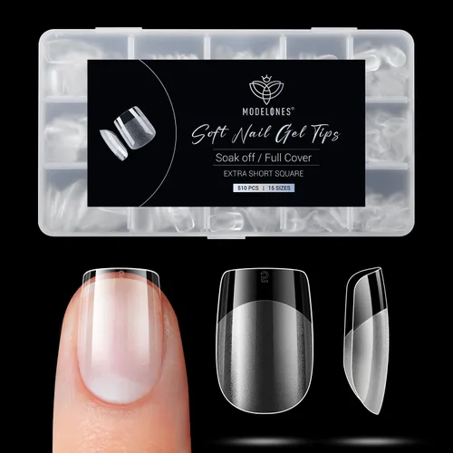 Vista 13 de Modelones - Juego de pegamento en gel para uñas de 9 en 1 con cepillo, gel de uñas de 15 ml para strass, gel de base, kit de gel de uñas de arte
