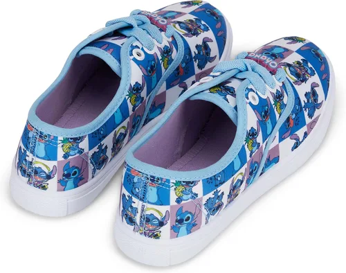 Vista 6 de Disney Zapatos para mujer Lilo and Stitch - Tenis clásicos de lona con cordones Lilo and Stitch para mujer, tenis de lona con cordones Lilo and