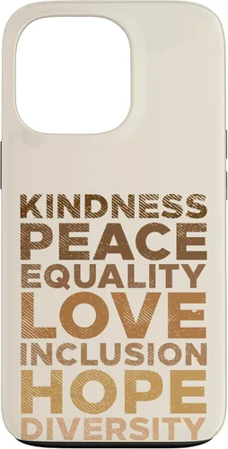 Vista 10 de iPhone 16 Kindness Peace Equality Black African Pride Melanin BLM Gift Case