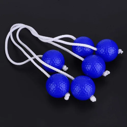 Vista 5 de Dioche Bolas de escalera, 3 pares de bolas de lanzamiento de bolas, juego de bolas deportivas de repuesto, 2 colores (azul)