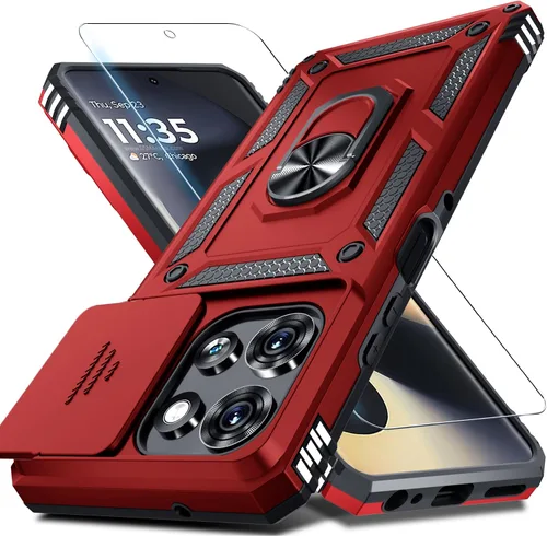 Vista 14 de Funda para Moto G Power 5G 2026/2025 Funda integrada para cámara deslizante negra