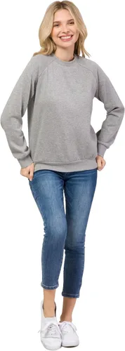 Vista 63 de Design by Olivia Sudadera básica suave y cómoda de cuello redondo para mujer, ropa de otoño