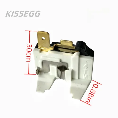 Vista 4 de Compresor 4.7 Ohm 3Pin PTC Starter/Start Relay and Overload Kit Compatible con Mini Frigoríficos, Refrigeradores Compactos, Congeladores Profundos