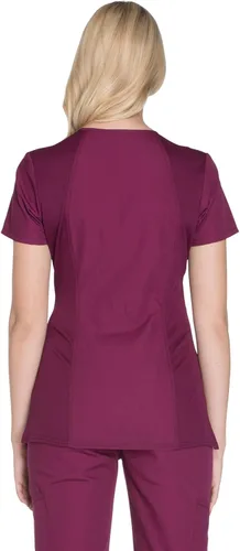 Vista 2 de Cherokee Workwear Originals - Camiseta de manga corta para mujer