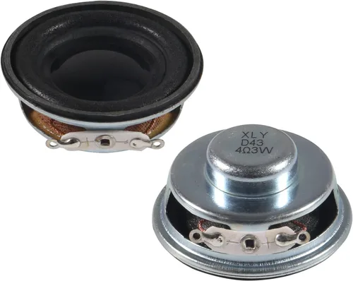 Vista 4 de 4 unidades de altavoz de audio de 4 ohmios, 3 W, 1.5 pulgadas, rango completo, woofer estéreo HiFi - Negro