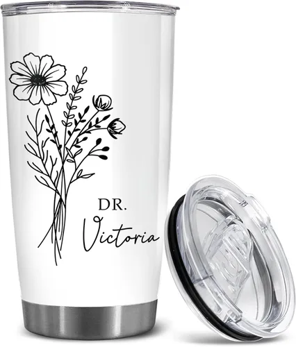 Vista 20 de BECHUSKY Regalo de graduación de doctorado personalizado, taza de doctorado con nombre personalizado, vaso de doctorado para hombres y mujeres