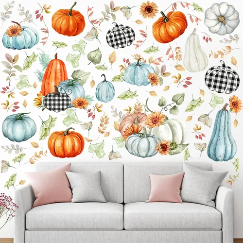 Vista 8 de Glenmal 6 calcomanías de pared de Pascua de 11.42 x 8.27 pulgadas, calcomanías de pared religiosas grandes de color negro, decoración de pared