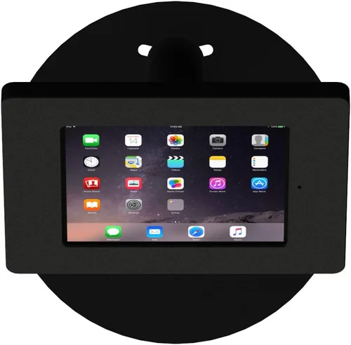 Vista 9 de VidaMount Caja y soporte de suelo con tapa de botón para el hogar, color negro, compatible con iPad mini 1/2/3