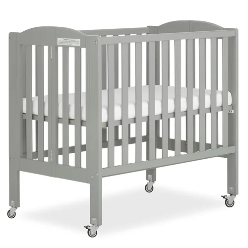 Vista 15 de Dream On Me Mini cuna portátil 2 en 1, cuna de bebé de tamaño no matrimonial para espacios pequeños, 2 alturas de colchón, diseño compacto de viaje