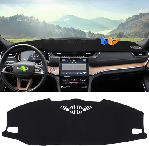 Vista 46 de Autorder - Tapete para salpicadero para 2007-2013 Chevy Chevrolet Silverado/GMC Sierra con dos guanteras, accesorios, cubierta de salpicadero