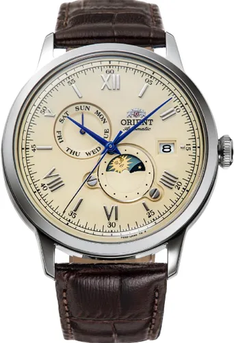 Vista 12 de Orient Bambino Versión 9 Reloj de vestir automático de acero inoxidable con calendario semanal Verde