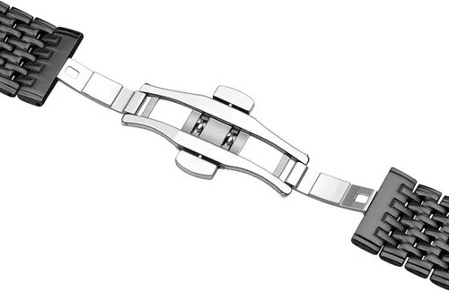 Vista 4 de Juntan Compatible con Apple Watch Band de 1.929 in 1.772 in 1.732 in 1.654 in 1.614 in 1.575 in 1.496 in, correas de reloj de acero inoxidable