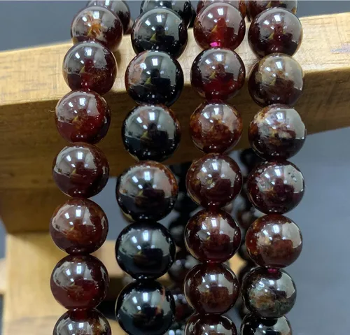Vista 672 de Gem Avenue Handmade Round Bead Stretch Bracelet Unisex Natural Stone Beaded Jewelry for Men & Women, Elastic Wristband for Daily Wear