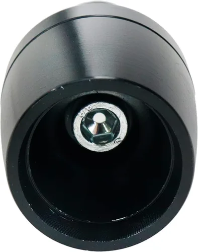 Vista 3 de Modengzhe 2 unids motocicleta cónico aluminio manillar extremo tapa 0.709 in Insertar diámetro barra extremo enchufe (negro)