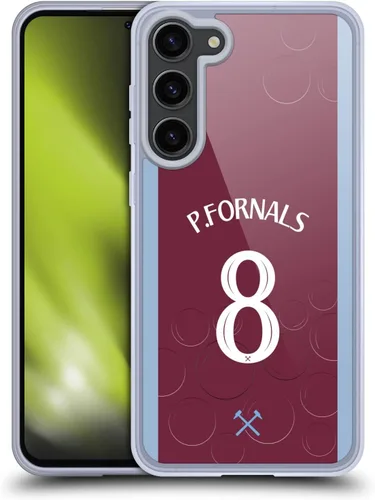 Vista 40 de Head Case Designs Officially Licensed West Ham United FC James Ward-Prowse 2023/24 Players Home Kit Gel Case [Military Grade Protection] Compatible