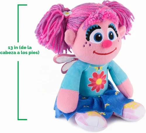 Vista 3 de GUND Sesame Street Abby Cadabby Take Along Buddy - Peluche de 13 pulgadas